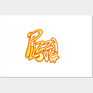 Pizza love cheesy melting t-shirt Posters and Art